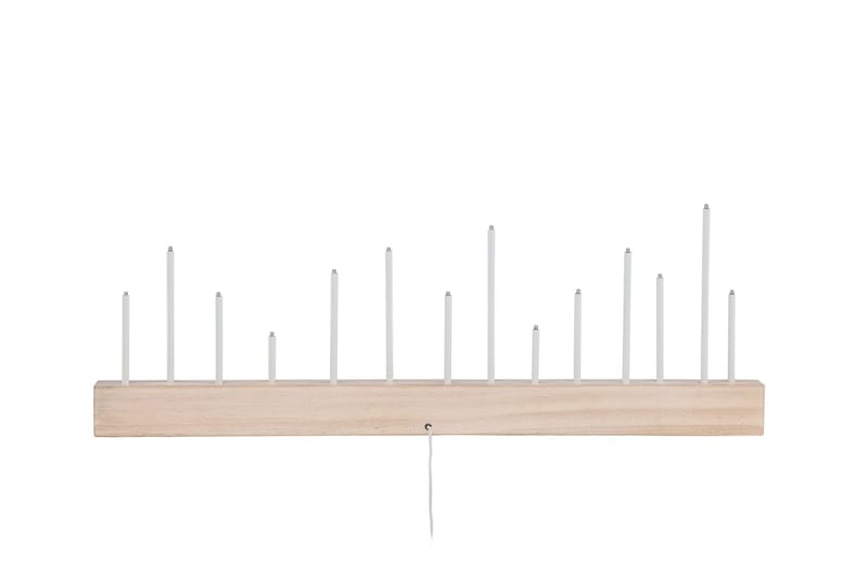 Kungsberget Adventsljusstake 24 cm - Whitewash - Belysning - Inomhusbelysning & lampor - Fönsterlampor & fönsterbelysning - Fönsterlampa på fot