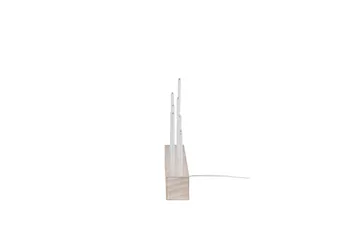 Kungsberget Adventsljusstake 24 cm - Whitewash - Belysning - Inomhusbelysning & lampor - Fönsterlampor & fönsterbelysning - Fönsterlampa på fot