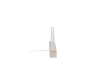 Kungsberget Adventsljusstake 24 cm - Whitewash - Belysning - Inomhusbelysning & lampor - Fönsterlampor & fönsterbelysning - Fönsterlampa på fot