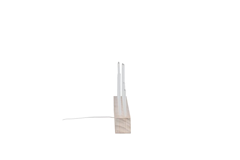 Kungsberget Adventsljusstake 24 cm - Whitewash - Belysning - Inomhusbelysning & lampor - Fönsterlampor & fönsterbelysning - Fönsterlampa på fot