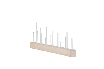 Kungsberget Adventsljusstake 24 cm - Whitewash - Belysning - Inomhusbelysning & lampor - Fönsterlampor & fönsterbelysning - Fönsterlampa på fot