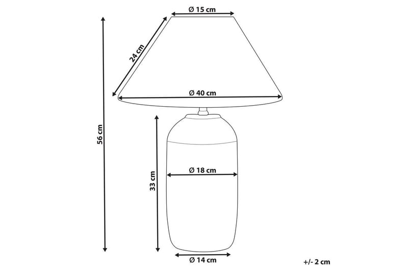Lampeduse Bordslampa 56 cm E27 - Flerfärgad - Belysning - Inomhusbelysning & lampor - Fönsterlampor & fönsterbelysning - Fönsterlampa på fot