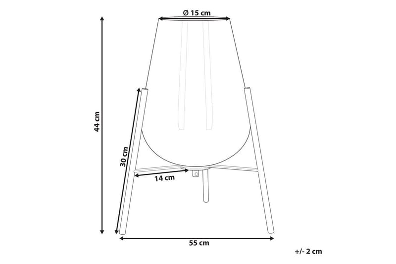 Lampione Bordslampa 44 cm E27 - Flerfärgad - Belysning - Inomhusbelysning & lampor - Fönsterlampor & fönsterbelysning - Fönsterlampa på fot