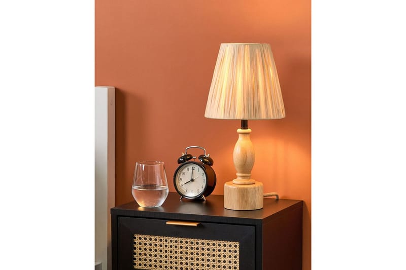 Lanis Bordslampa 41 cm E27 - Ljus trä/Natur - Belysning - Inomhusbelysning & lampor - Fönsterlampor & fönsterbelysning - Fönsterlampa på fot