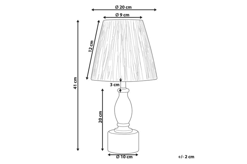 Lanis Bordslampa 41 cm E27 - Ljus trä/Natur - Belysning - Inomhusbelysning & lampor - Fönsterlampor & fönsterbelysning - Fönsterlampa på fot