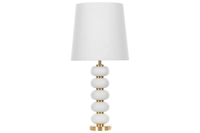 Laros Bordslampa 80 cm E27, Vit/Guld