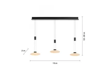 Lautada Paul Neuhaus Taklampa - Black - Belysning - Inomhusbelysning & lampor - Fönsterlampor & fönsterbelysning - Fönsterlampa hängande