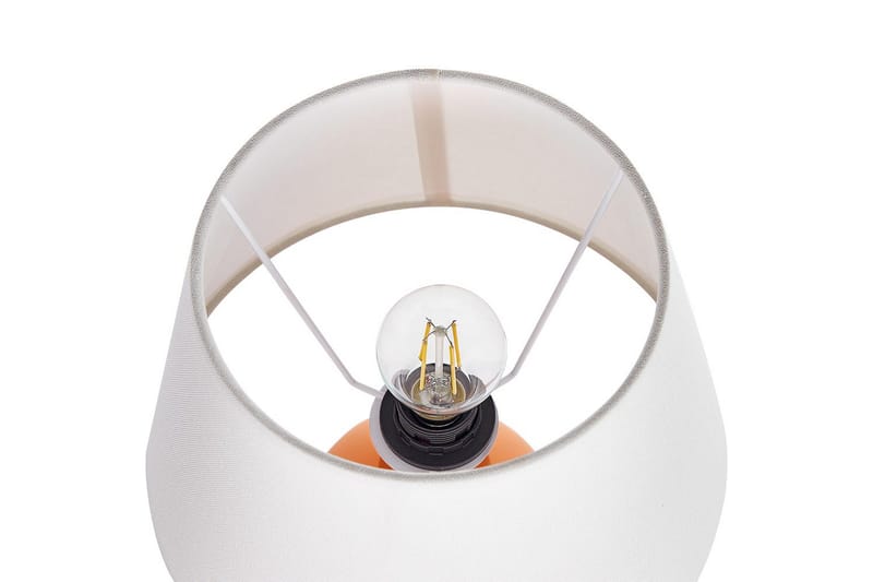 Lemiros Bordslampa 48 cm E27 - Orange/Vit - Belysning - Inomhusbelysning & lampor - Fönsterlampor & fönsterbelysning - Fönsterlampa på fot