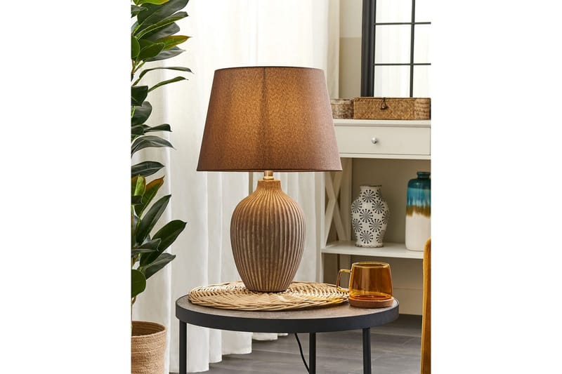 Lemnaik Bordslampa 52 cm E27 - Ljusbrun - Belysning - Inomhusbelysning & lampor - Fönsterlampor & fönsterbelysning - Fönsterlampa på fot