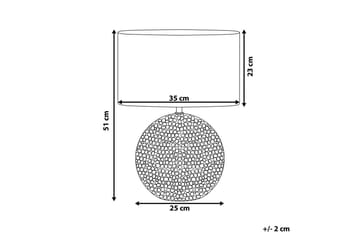 Libbelo Bordslampa 51 cm E27 - Guld/Svart - Belysning - Inomhusbelysning & lampor - Fönsterlampor & fönsterbelysning - Fönsterlampa på fot