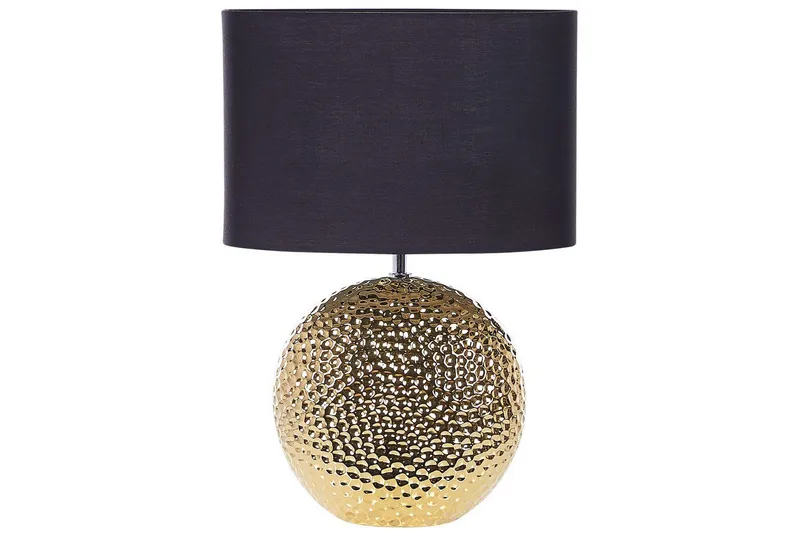 Libbelo Bordslampa 51 cm E27, Guld/Svart