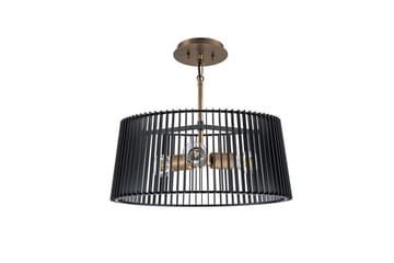Linara Kichler Taklampa - Black||Brass - Belysning - Inomhusbelysning & lampor - Fönsterlampor & fönsterbelysning - Fönsterlampa hängande