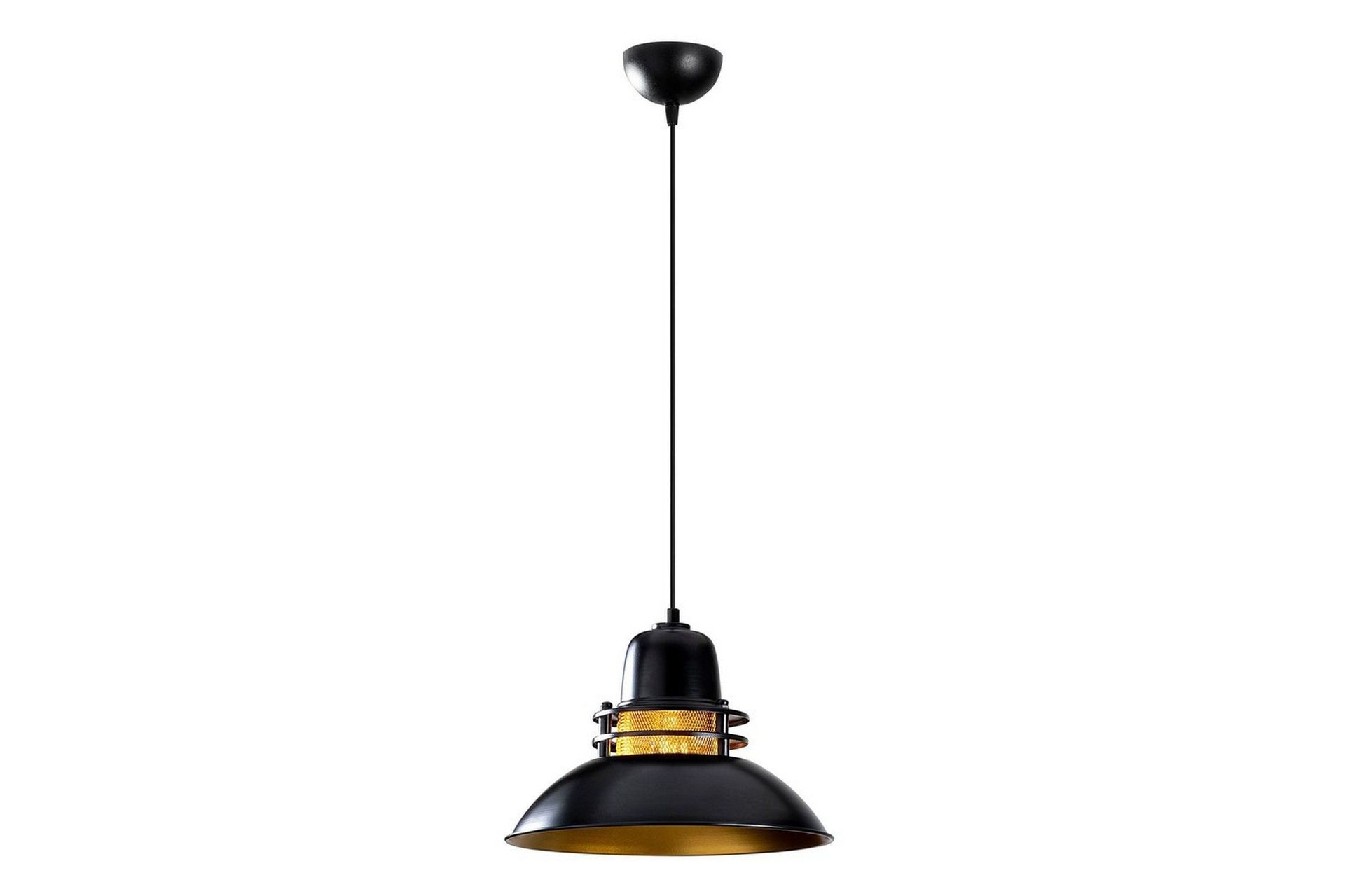 Ljuskrona Giada Svart Triangel En Fattning - Svart