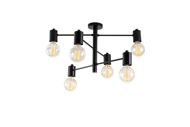 Ljuskrona Hexaia Ner Svart - Svart - Belysning - Inomhusbelysning & lampor - Fönsterlampor & fönsterbelysning - Fönsterlampa hängande