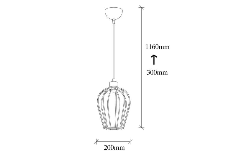Ljuskrona Majrulali Black Enkeluttag - Enkeluttag - Belysning - Inomhusbelysning & lampor - Fönsterlampor & fönsterbelysning - Fönsterlampa hängande