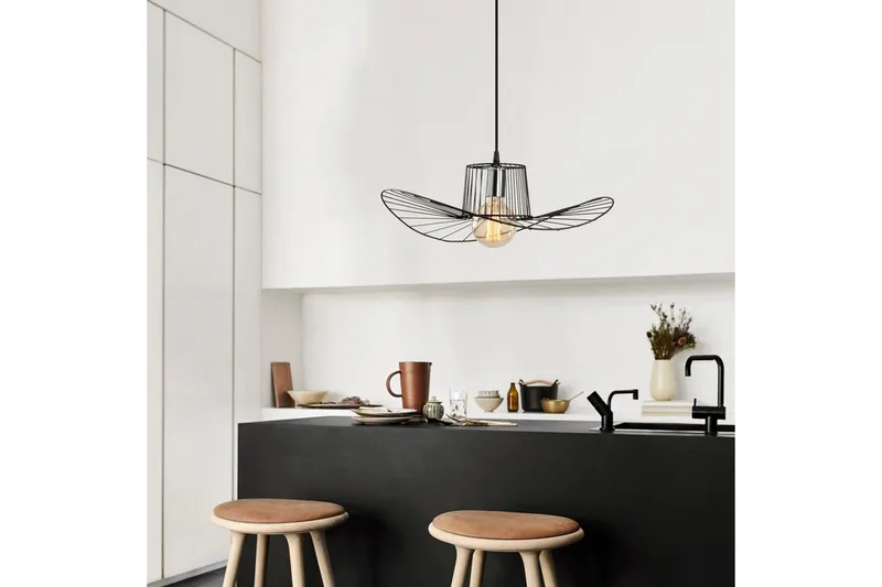 Ljuskrona Majrulato Black - Diameter: 49 cm - Belysning - Inomhusbelysning & lampor - Fönsterlampor & fönsterbelysning - Fönsterlampa hängande