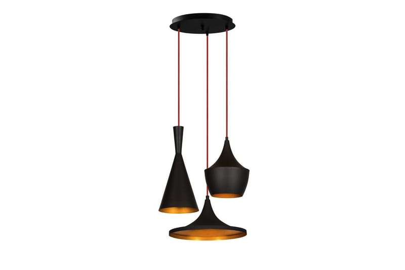 Ljuskrona Mangol Set Svart / Rany - Guld/Svart - Belysning - Inomhusbelysning & lampor - Fönsterlampor & fönsterbelysning - Fönsterlampa hängande