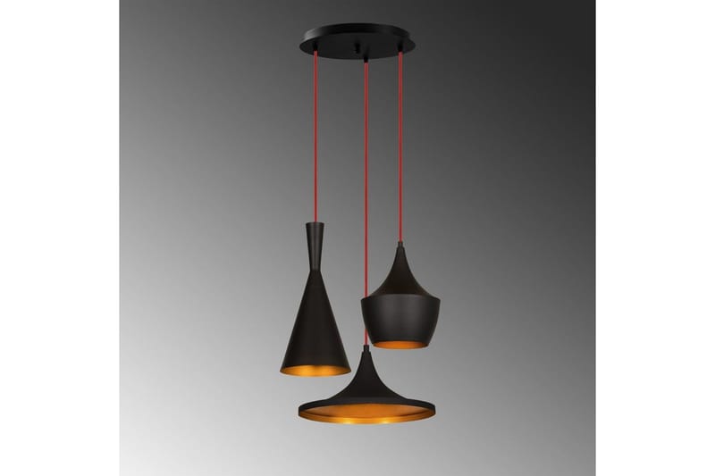 Ljuskrona Mangol Set Svart / Rany - Guld/Svart - Belysning - Inomhusbelysning & lampor - Fönsterlampor & fönsterbelysning - Fönsterlampa hängande