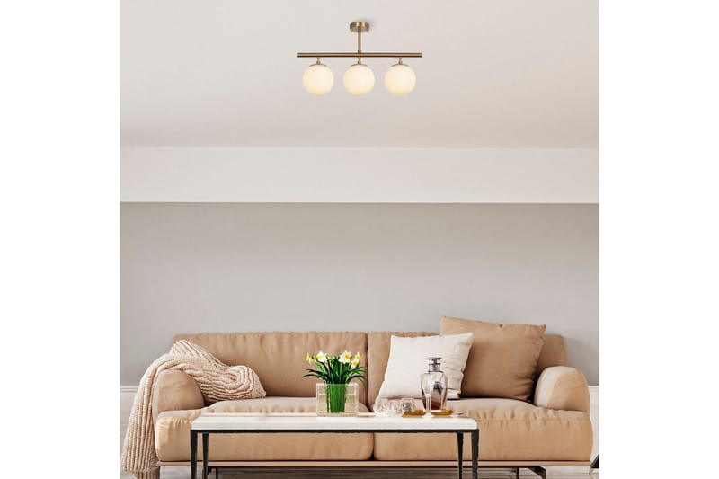Ljuskrona Sone Vintage Horisontell - Koppar - Belysning - Inomhusbelysning & lampor - Fönsterlampor & fönsterbelysning - Fönsterlampa hängande