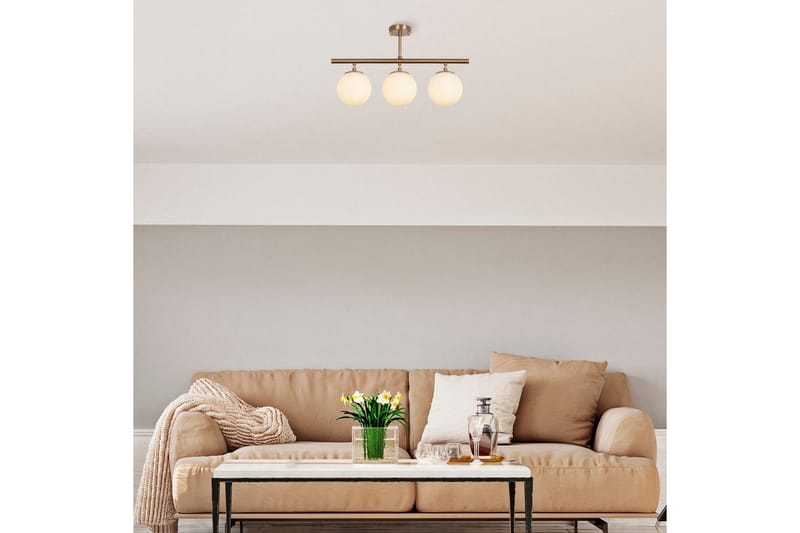 Ljuskrona Sone Vintage Horisontell - Koppar - Belysning - Inomhusbelysning & lampor - Fönsterlampor & fönsterbelysning - Fönsterlampa hängande