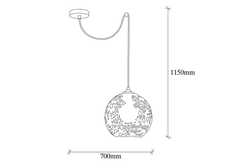 Ljuskrona Sourab Svart - Svart - Belysning - Inomhusbelysning & lampor - Fönsterlampor & fönsterbelysning - Fönsterlampa hängande