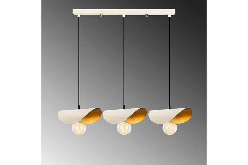 Ljuskrona Sugana Tre Vit / Rany - Guld/Vit - Belysning - Inomhusbelysning & lampor - Fönsterlampor & fönsterbelysning - Fönsterlampa hängande