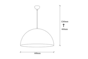 Ljuskrona Zephyra Vit / Rany - Diameter: 60 cm - Belysning - Inomhusbelysning & lampor - Taklampor & takbelysning - Kökslampa & pendellampa