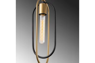 Ljuskrona Pindor Sibgle svart / guld - Guld/Svart - Belysning - Inomhusbelysning & lampor - Fönsterlampor & fönsterbelysning - Fönsterlampa hängande