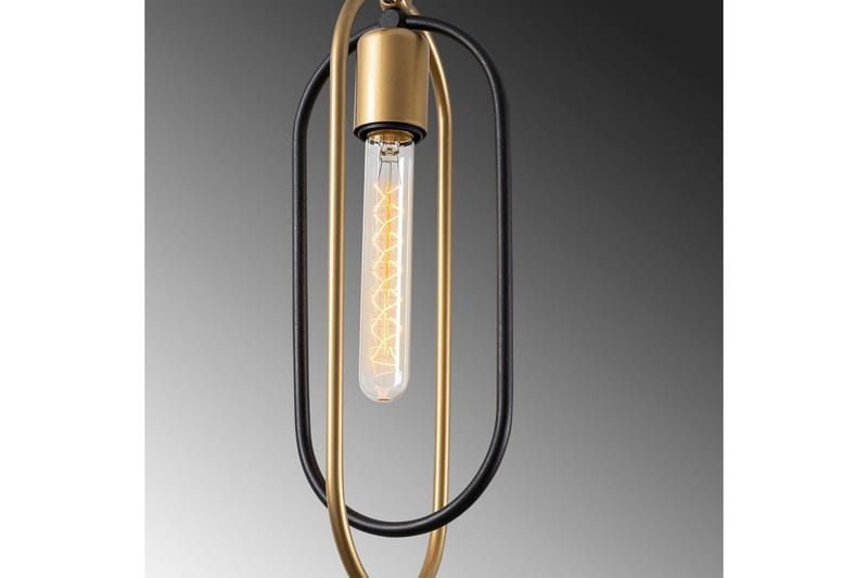 Ljuskrona Pindor Sibgle svart / guld - Guld/Svart - Belysning - Inomhusbelysning & lampor - Fönsterlampor & fönsterbelysning - Fönsterlampa hängande