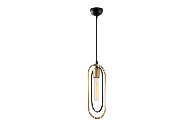 Ljuskrona Pindor Sibgle svart / guld - Guld/Svart - Belysning - Inomhusbelysning & lampor - Fönsterlampor & fönsterbelysning - Fönsterlampa hängande