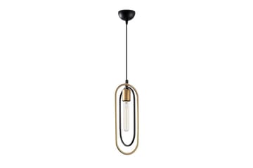 Ljuskrona Pindor Sibgle svart / guld - Guld/Svart - Belysning - Inomhusbelysning & lampor - Fönsterlampor & fönsterbelysning - Fönsterlampa hängande