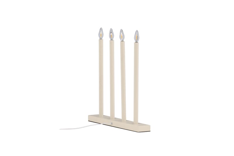 Lofsdalen Adventsljusstake 35 cm - Beige - Belysning - Inomhusbelysning & lampor - Fönsterlampor & fönsterbelysning - Fönsterlampa på fot