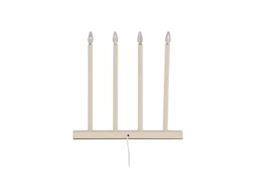 Lofsdalen Adventsljusstake 35 cm - Beige - Belysning - Inomhusbelysning & lampor - Fönsterlampor & fönsterbelysning - Fönsterlampa på fot
