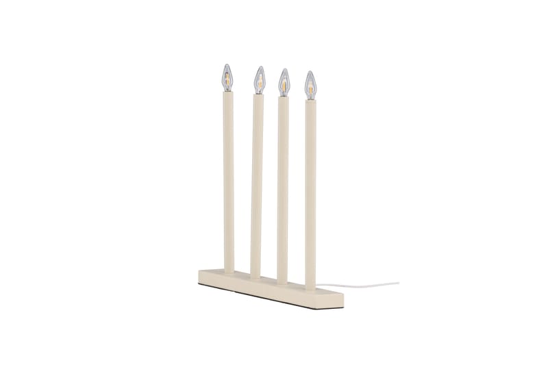 Lofsdalen Adventsljusstake 35 cm - Beige - Belysning - Inomhusbelysning & lampor - Fönsterlampor & fönsterbelysning - Fönsterlampa på fot