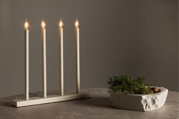 Lofsdalen Adventsljusstake 35 cm - Beige - Belysning - Inomhusbelysning & lampor - Fönsterlampor & fönsterbelysning - Fönsterlampa på fot