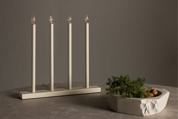 Lofsdalen Adventsljusstake 35 cm - Beige - Belysning - Inomhusbelysning & lampor - Fönsterlampor & fönsterbelysning - Fönsterlampa på fot