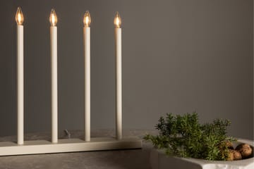 Lofsdalen Adventsljusstake 35 cm - Beige - Belysning - Inomhusbelysning & lampor - Fönsterlampor & fönsterbelysning - Fönsterlampa på fot