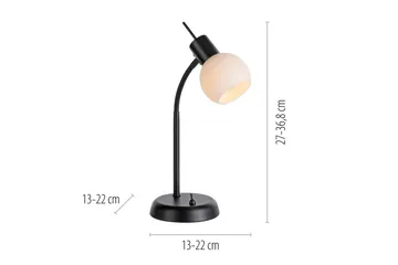 Loki Just Light Bordslampa - Black - Belysning - Inomhusbelysning & lampor - Fönsterlampor & fönsterbelysning - Fönsterlampa på fot