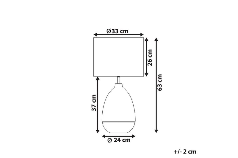 Mariab Bordslampa 63 cm E27 - Vit - Belysning - Inomhusbelysning & lampor - Fönsterlampor & fönsterbelysning - Fönsterlampa på fot