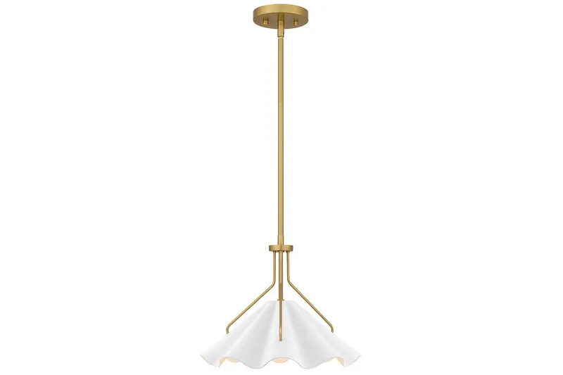 Mejia Quoizel Taklampa - Brass||White - Belysning - Inomhusbelysning & lampor - Fönsterlampor & fönsterbelysning - Fönsterlampa hängande