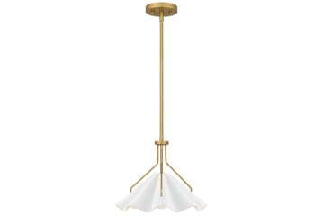 Mejia Quoizel Taklampa - Brass||White - Belysning - Inomhusbelysning & lampor - Fönsterlampor & fönsterbelysning - Fönsterlampa hängande