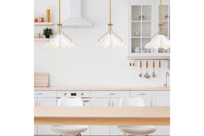 Mejia Quoizel Taklampa - Brass||White - Belysning - Inomhusbelysning & lampor - Fönsterlampor & fönsterbelysning - Fönsterlampa hängande