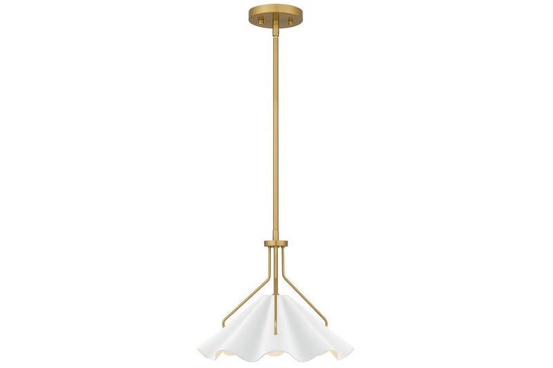 Mejia Quoizel Taklampa - Brass||White - Belysning - Inomhusbelysning & lampor - Fönsterlampor & fönsterbelysning - Fönsterlampa hängande