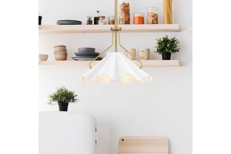 Mejia Quoizel Taklampa - Brass||White - Belysning - Inomhusbelysning & lampor - Fönsterlampor & fönsterbelysning - Fönsterlampa hängande