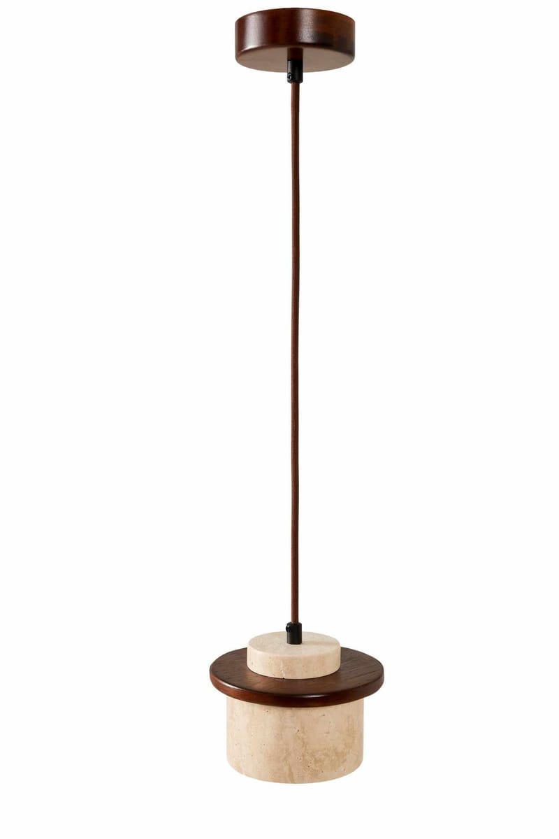 Meyros Pendellampa - Beige Och Valnöt - Belysning - Inomhusbelysning & lampor - Fönsterlampor & fönsterbelysning - Fönsterlampa hängande