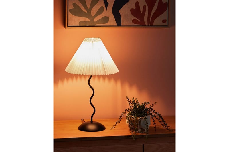 Montecristo Bordslampa 49 cm E27 - Svart/Vit - Belysning - Inomhusbelysning & lampor - Fönsterlampor & fönsterbelysning - Fönsterlampa på fot