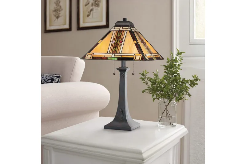 Navajo Quoizel Bordslampa - Bronze - Belysning - Inomhusbelysning & lampor - Fönsterlampor & fönsterbelysning - Fönsterlampa på fot