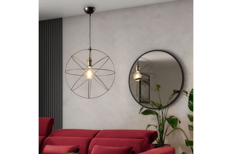 Olinto Pendellampa Rund - Svart - Belysning - Inomhusbelysning & lampor - Fönsterlampor & fönsterbelysning - Fönsterlampa hängande