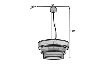 Orabela Pendellampa Rund - Svart - Belysning - Inomhusbelysning & lampor - Fönsterlampor & fönsterbelysning - Fönsterlampa hängande