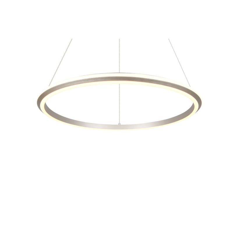 Pendel TRIO Amador - 75 cm/Borstad Stål - Belysning - Inomhusbelysning & lampor - Fönsterlampor & fönsterbelysning - Fönsterlampa hängande